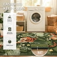 thumbnail image 5 of Beltran 3x5 Washable Tiger Area Rug – Vintage Safari Non Slip Carpet, Boho Green Print Rug for Living Room Bedroom Entryway, Easy Clean, 5 of 7
