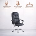 thumbnail image 3 of Ilios Innova | Silla Ejecutiva Ergonómica Negra con Respaldo Alto y Acolchado, Altura Ajustable, Base Cromada con Ruedas 360°, Diseño Profesional y Moderno, 3 of 9
