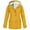 Yellow, variant on Turilly Women's Solid Rain Jacket Outdoor Jackets Waterproof Hooded Raincoat Windproof Overcoat