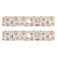 thumbnail image 7 of Yayeee Faucet Mat for Kitchen Sink 30" Diatomite Long Splash Guard Pad, Red Watercolor Seashells, 2 Pack, 7 of 7