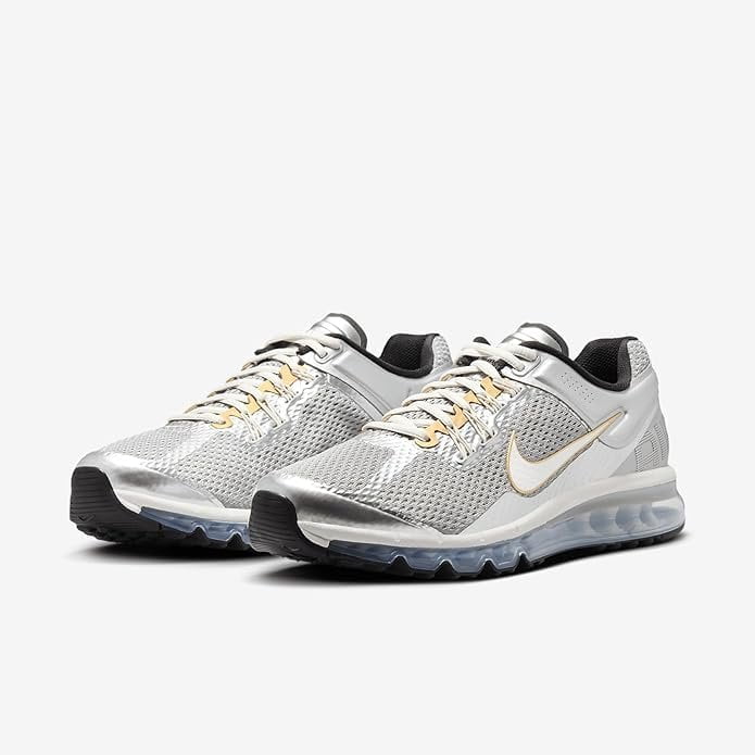 NWT Nike Men’s Air Max 2013 Metallic Silver Gold Size 12 Running Sneakers s-l400.jpg main image 2