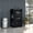 Black, variant on Modern White Bar Cart | Convenient Workspace for Cocktail Mixing