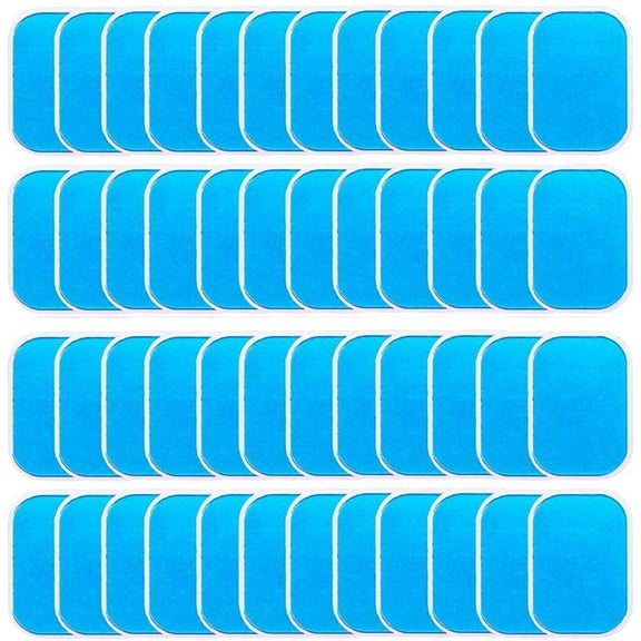 Heldig 50 Pcs Pads Abs Trainer Replacement Gel Sheet for Abdominal Muscle Trainer, Accessory for Ab Workout Toning Belt