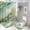 color-3, variant on Colorful Marble Green Gilding (75) Shower Curtain Waterproof Bathroom Curtain Set with Hooks Home Decor Bathroom Curtains 4pcs