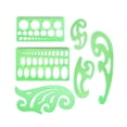 thumbnail image 1 of serony 1 Set Circle Stencil Plastic High-quality Convenient Use Eye-catching Templates for Drafting Exquisite Appearance Long Lifespan Type 10, 1 of 7