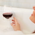 thumbnail image 2 of SipCaddy Shower Beer & Bath Wine Holder | Portable Drink Cupholder | Shower Caddy | American-Made Suction Cup | Clear, 2 of 4