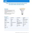 thumbnail image 5 of Feit Enhance PAR30 E26 (Medium) LED Bulb Soft White 75 Watt Equivalence 2 pk, 5 of 9