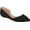 Black, variant on Journee Womens Ester Slip On Pointed Toe D'Orsay Flats