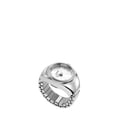 thumbnail image 1 of Fossil Anillo de reloj de dos manecillas de acero inoxidable y cuarzo para mujer Color: Plata (Modelo: ES5245), 1 of 5