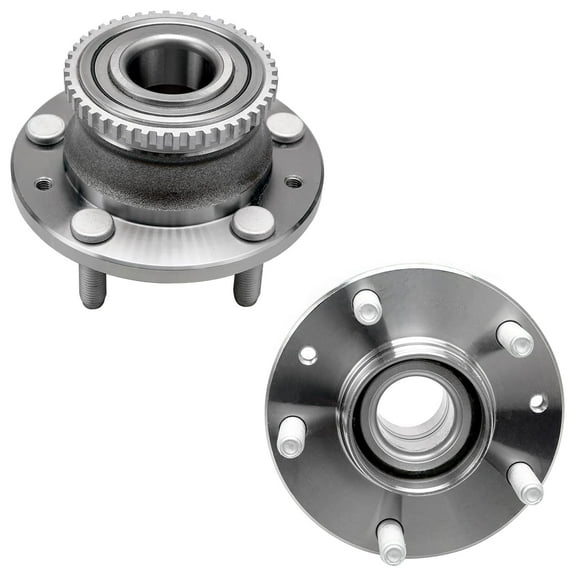 Detroit Axle - Front/Rear Wheel Hub & Bearings Replacement for Mazda MPV 929 Protege Millenia