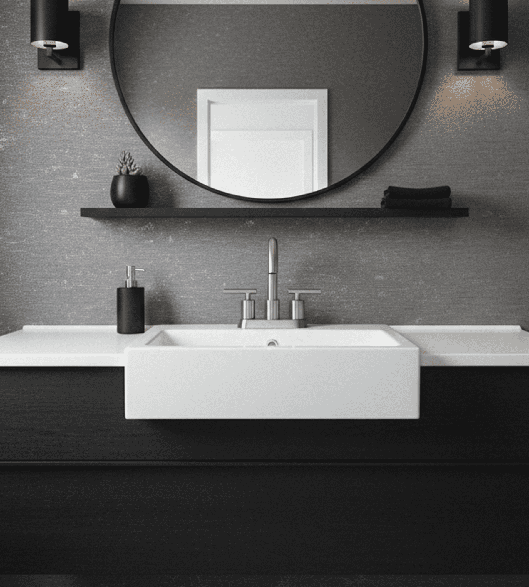RELIAFLO L23844-29 PVD Satin Nickel Bathroom Sink Faucets Faucet