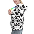 thumbnail image 2 of Lsque Gear Tools Pattern Casual Women's Hoodie,Hooded Sweatshirt with Kangaroo Pocket,Pullover Hoodie with Eye-catching Drawstrings-Small, 2 of 7