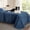 Navy, variant on Waterproof Bed Cover for Dogs Washable - Waterproof Blanket for King Bed Couch Sofa Cozy, Lightweight Furniture Protector for Pet Cat Quick Drying, Ash Grey, Cal King，82x120IN