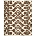 thumbnail image 2 of SAFAVIEH Cambridge Kirsten Geometric Wool Area Rug, Dark Brown/Ivory, 9' x 12', 2 of 7