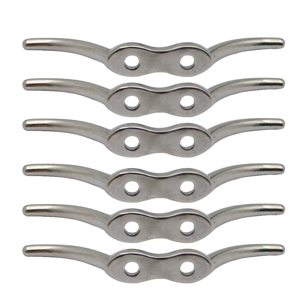 Boat Mooring Rope Cleats 316 Stainless Steel Outdoor Flagpole Hooks