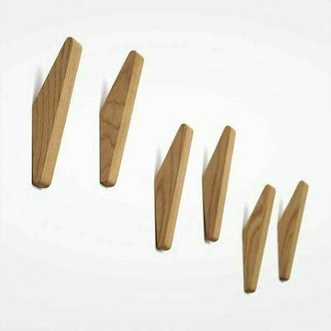 6 vintage coat hooks wooden coat hook wooden coat hook load capacity 5 kg wall coat hook bathrobe coat hook hat coat hook multi use coat hook key coat hook