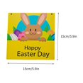 thumbnail image 2 of TERGAYEE Easter Wooden Bunny Hanging Pendant Ornament, Creative Easter Decorations Home Decor Crafts Easter Gifts, 2 of 3