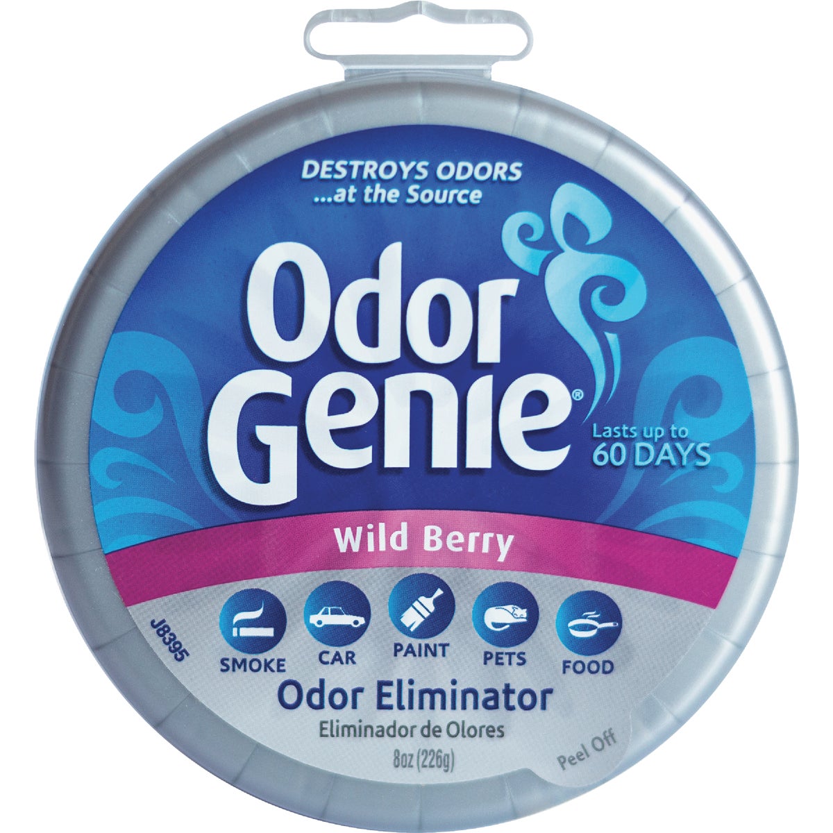 DampRid FG69H Odor Genie Odor Eliminator in Wild Berry, 8-Ounce
