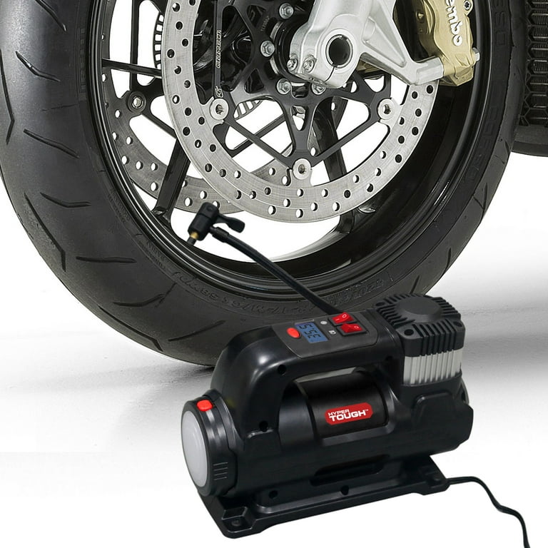 Hyper Tough DC 12V Heavy Duty Direct Drive Digital Tire Inflator with Detachable LED Light