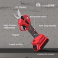 thumbnail image 5 of Cordless Pruning Shears by LivingSURE Portable Electric Shears For Gardening Tree and Flower Trimming, Branch Cutter for Outdoor Bushes and Garden - Battery Not Included, 5 of 9