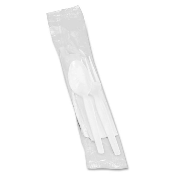 Genuine Joe Fork/Knife/Spoon Utensil Kit, 250/Carton, GJO58926