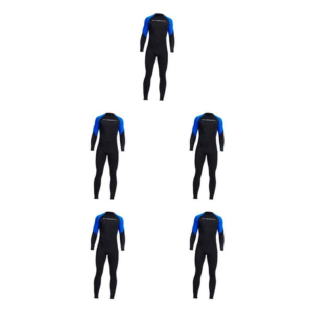 Wosthever Men Diving Wetsuit for Water Sports Wet Zip Warm Body Suit Full Surf Back Type2 NO2
