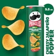 thumbnail image 3 of Pringles Cheesy Jalapeno Popper Potato Crisps Chips, Lunch Snacks, 5.5 oz Canister, 3 of 10