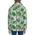 thumbnail image 6 of Pofeuu Broccoli 2 Print Teenage Zipper Hoodie Sweatshirts Hooded Casual Jackets With Pocket For Boys Girls-Small, 6 of 6