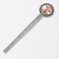 thumbnail image 2 of Valentine's Day Vintage Silver Lace-Edged Bookmark: a Memento for Book Lovers and Readers, 2 of 5