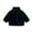 Black#710, variant on LIIPEE Girls Boys Plush Jackets Solid Color Long Sleeve Stand Collar Zip Up Thickened Fuzzy Jackets Newborn Handsome Vacation Coat,Black,18-24 Months