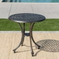 thumbnail image 3 of Outdoor Dining Table, Outdoor 19" Cast Aluminum Side Table_61112.00, Bronze Outdoor Coffee Table,Aluminium Patio Table, Garden & Outdoor & Patio Furniture Outdoor Tables Outdoor 19" Cast Aluminum Sid, 3 of 9