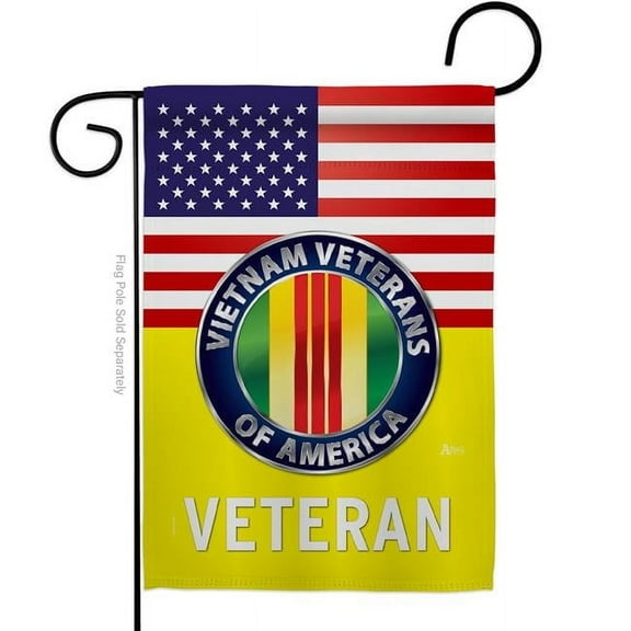 Americana Home & Garden G142621-BO 13 x 18.5 in. US Vietnam War Garden Flag with Armed Forces Service Double-Sided Decorative Vertical Flags House Decoration Banner Yard Gift