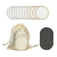 thumbnail image 1 of de 16 almohadillas desmaquillantes reutilizables de , lavables 02 shamjiam Almohadilla desmaquillante, 1 of 9