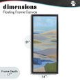 thumbnail image 4 of Stupell Industries Modern Ebb & Flow Sand Dunes Black Floating Frame Canvas Art, 14 x 31, by Lynn Ericson Fine Art, 4 of 8