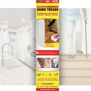 1 PK, Handi Treads ClearGrip 6 In. W. x 24 In. L. Clear Non-Slip Grit Treads (4-Pack)