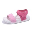 thumbnail image 3 of Toes abiertos zapatos planos sandalias para niños sandalias de verano sin deslizamiento suela (33) rojo, 3 of 9