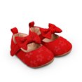thumbnail image 3 of Yoyauz Baby Girl Mary Jane Shoes Anti Slip Rubber Sole Ballet Slippers Princess Dress Wedding Shoes Newborn Kids Shoes Toddler Shoes（0-12 Month）, 3 of 8
