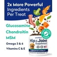 thumbnail image 5 of Glucosamine Chews for Dogs & Picky Eaters - Hip and Joint Chews for Dogs with Chondroitin, MSM & Omega-3 Fish Oil - Dog Supplement for Joint Pain Relief - Chicken Flavor - Made in USA - 180 Count, 5 of 8