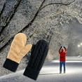 thumbnail image 4 of ERK 1Pcs Winter Mittens For Warm Fleece Knit Thick For Cold Weather, 4 of 4