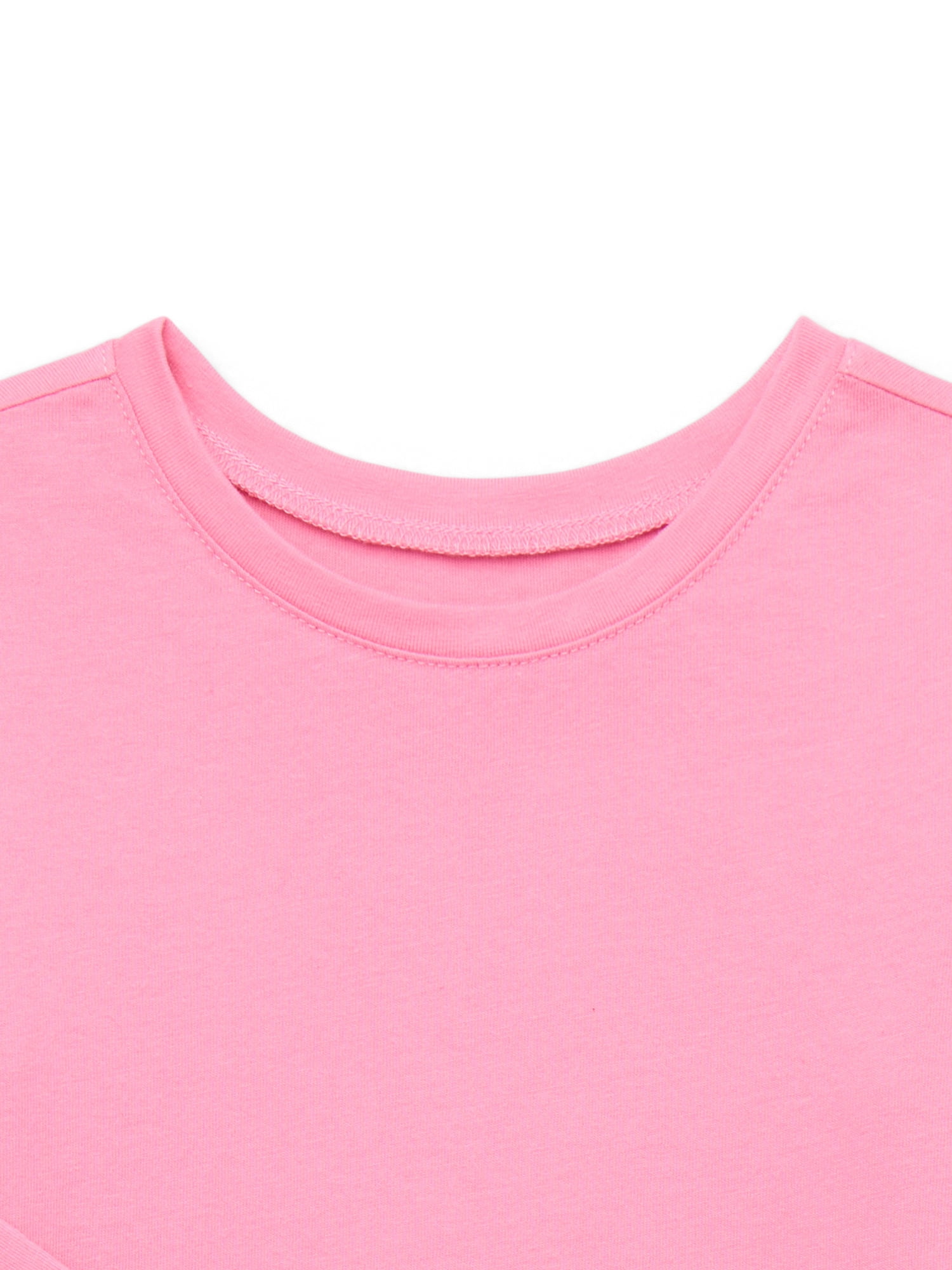 Garanimals Toddler Girl Long Puff Sleeve Solid T-Shirt, Sizes 18M-5T