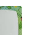 thumbnail image 2 of Ladybugs Fitted Sheet, Spring Theme with Flowers Ladybugs and Butterflies Transformation Morph Print, Soft Decorative Fabric Bedding, Twin Size, Pale Green, by Ambesonne, 2 of 2