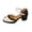 Black, variant on Vibrex Women's Fashion Casual Spring And Summer Style Beach Versatile Printed Open-Toe Comfortable Hollow Thick Heel High Heels Sandals Women's Sandals Travel,Daily,Vacations,Part,Dates_Black_5.5