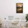 thumbnail image 3 of Stupell Industries Coastal Golden Autumn Sunset over Lake Gold Floating Frame Canvas Art, 17 x 25, by Martin Podt, 3 of 8
