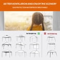 thumbnail image 5 of Jorohiker Sunshade Sidewall with Mesh Window, Instant Canopy SunWall for 10x10 Pop Up Canopy Frame, 1 Pack Sunwall ONLY, Silver-Coated Blue, 5 of 8