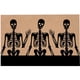 thumbnail image 1 of Felpudo de Halloween con temática aterradora, decoración de calavera y estampado, felpudo para puerta de entrada, alfombra para puerta de entrada, 1 of 1