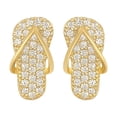 thumbnail image 2 of HANXIULIN Funny Slipper Fashion Small And Delicate Stud Earrings Female Mini Stud Earrings, 2 of 4