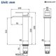 thumbnail image 4 of Waterfall Bathroom Faucet High Spout Basin Mixer Tap Chrome Modern Design Sink Faucet., 4 of 5