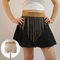 thumbnail image 3 of Cadena larga con borlas para el cuerpo, brillante, para bailar. dorado, 3 of 5