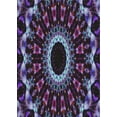 thumbnail image 1 of Ahgly Company Indoor Rectangle Patterned Lavender Purple Abstract Area Rugs, 7' x 9', 1 of 6