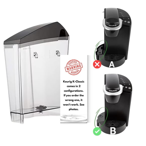 Tanque de reserva de agua de repuesto para Keurig K-Classic